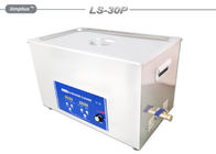 Máquina de la limpieza ultrasónica del acero inoxidable 30L con el drenaje de cobre amarillo LS - 30P