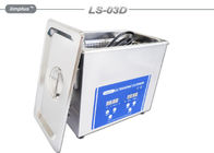 limpiador ultrasónico del tablero de la mesa 3L Digitaces del poder 120W con control de tiempo de Digitaces del calentador