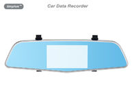 4,3 grabador de datos del coche de la pulgada HDMI con el espejo doble de la parte posterior de la cámara