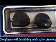 Limpiador ultrasónico digital de sobremesa 42kHz 650ml para joyería