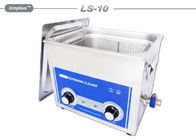 Limpiador ultrasónico de la sobremesa comercial mecánica del control para el latón SUS304 LS-10