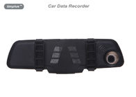 Automóvil del espejo de la vista posterior/grabador de datos DVR del coche con la inserción Mic de GPS