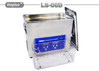 LS - 06D uso del laboratorio del baño de la máquina ultrasónica del limpiador del tubo del tubo de 6,5 Digitaces del litro/de la limpieza ultrasónica