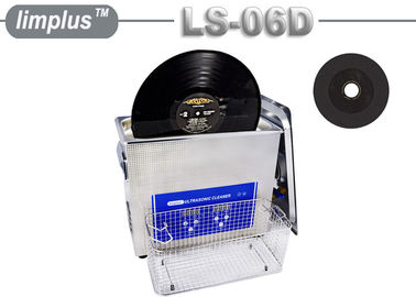 Poder ultrasónico ultrasónico 40khz del litro 180w del limpiador 6,5 de la sobremesa del disco de vinilo