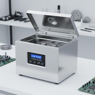 Limpiador ultrasónico de mesa de bajo nivel de ruido, incluido el tanque de acero inoxidable, diseñado para limpieza en diversas industrias