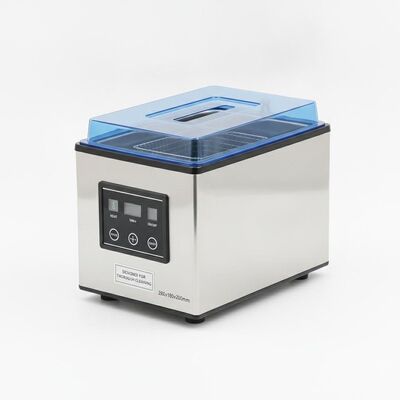 2.5L Capacidad del tanque de limpieza Llantador ultrasónico de limpieza de mesa Unidad de tanque de acero inoxidable Tamaño 280x180x200mm Diseñado para y limpieza a fondo