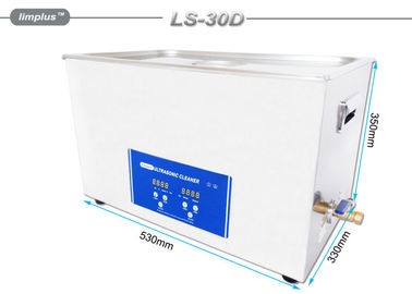 Limpiador ultrasónico de la sobremesa profesional del motor con la cubierta 30L 40kHz 600W del eje de balancín del árbol de levas