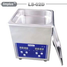 frecuencia ultrasónica del limpiador 40kHz de la sobremesa de Limplus 2liter del calentador 60W para el reloj de las lentes
